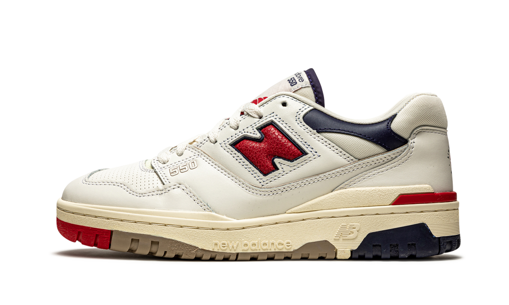 New Balance 550 Aimé Leon Dore White Navy Red