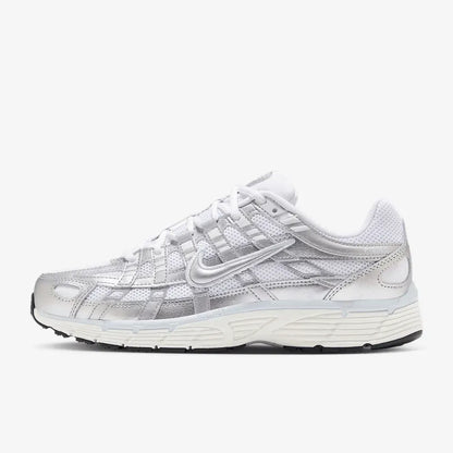 Nike P-6000 White Blue Tint Sail Metallic Silver