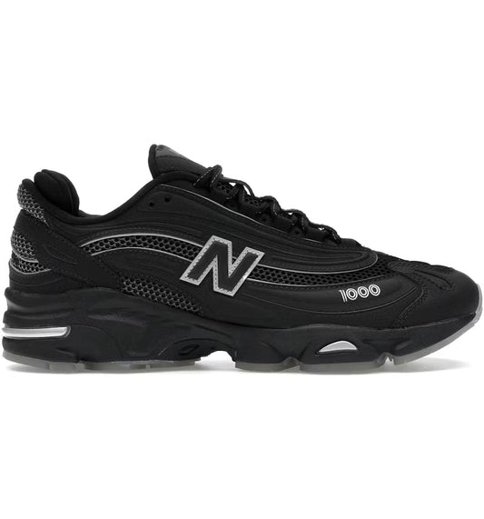 New Balance 1000 Black White Silver Metallic - Sneakers Black / White / Silver - Legend Milano (photo 1)