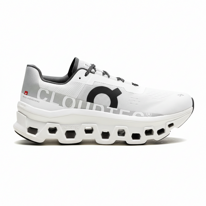 On Running Cloudmonster "All White"