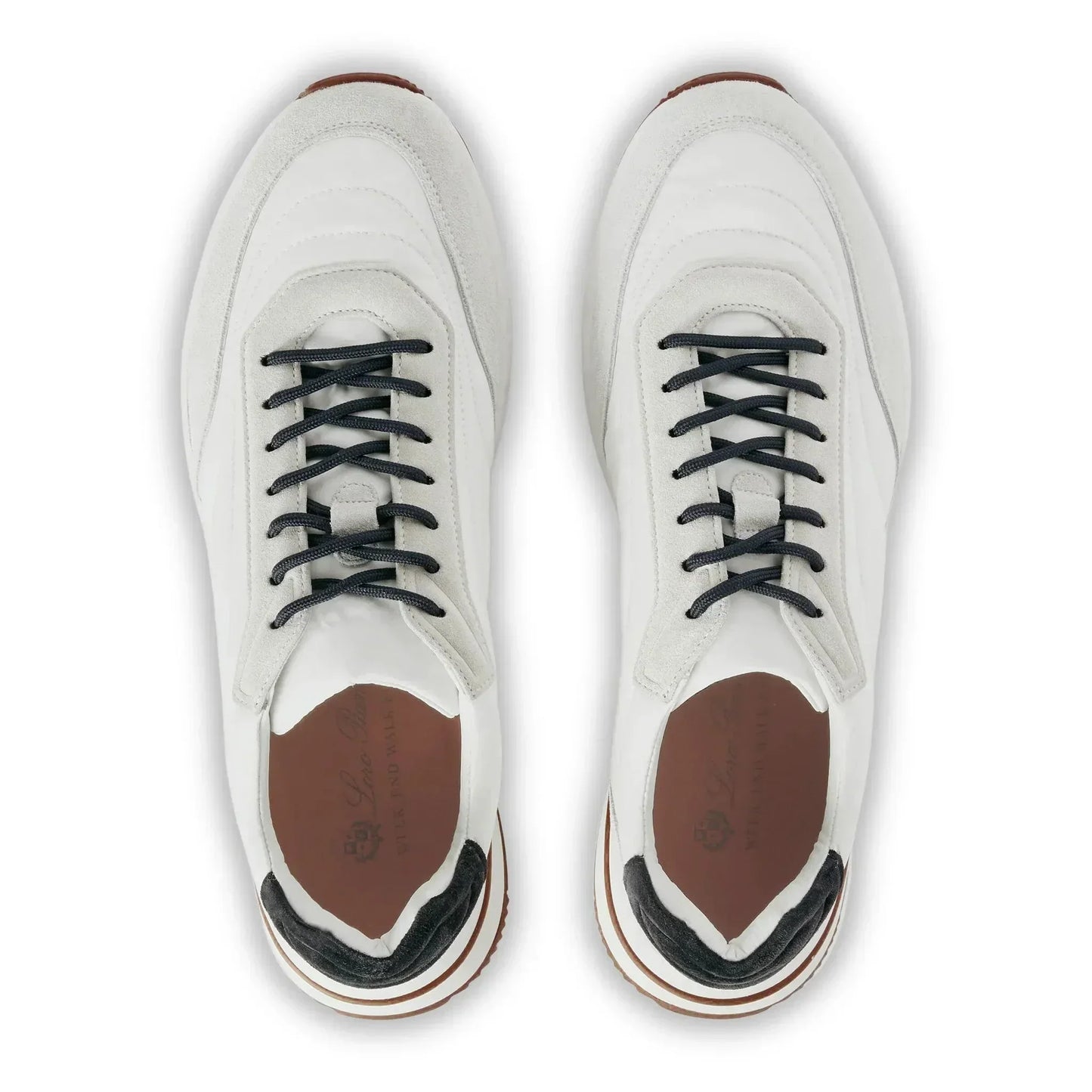 Loro Piana Week End Walk White Sneaker