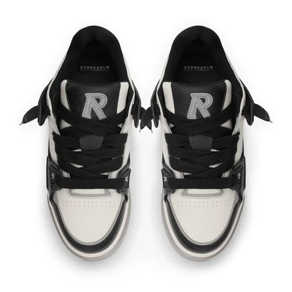 Represent Studio Black Vintage White Sneakers